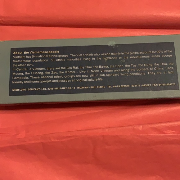 Minh Long Set of ten miniature porcelain Vietnamese figurines good cond - Picture 3 of 3